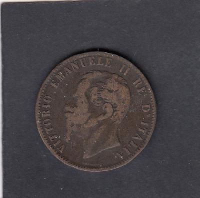 Beschrijving: 10 Centesimi EMANUELA II